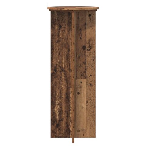 STOJAK NA ROŚLINY 2 SZT. STARE DREWNO Ø40X100CM