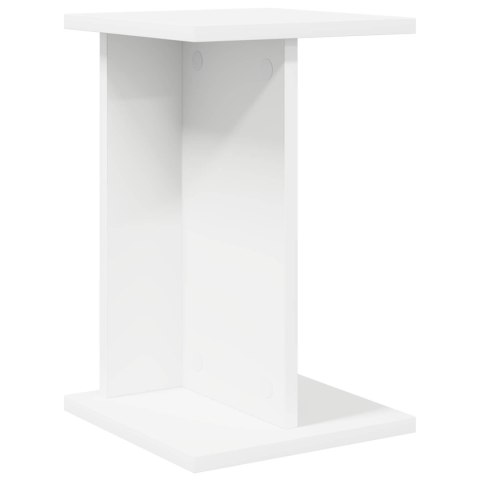 STOJAK NA ROŚLINY BIAŁY 25X25,5X40,5CM DREWNO INŻYNIERYJNE