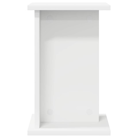 STOJAK NA ROŚLINY BIAŁY 25X25,5X40,5CM DREWNO INŻYNIERYJNE