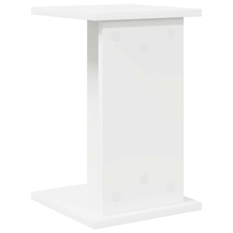 STOJAK NA ROŚLINY BIAŁY 25X25,5X40,5CM DREWNO INŻYNIERYJNE