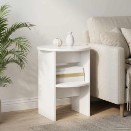 VidaXL Szafka boczna 2 pcs Biały Wysoki Połysk Ø40 x 50 cm