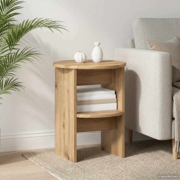 VidaXL Szafka boczna 2 pcs Dąb Rzemieślniczy Ø40 x 50 cm