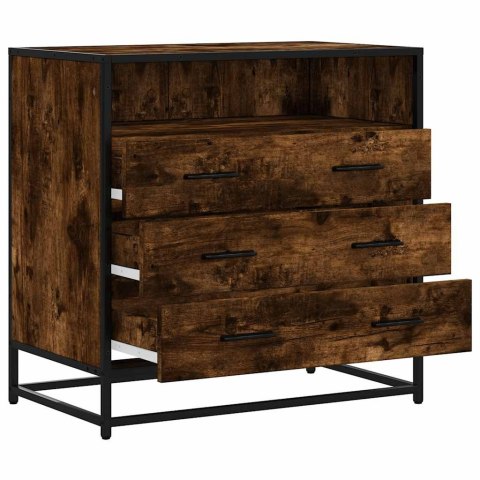 VidaXL Komoda, przydymiony dąb, 70x41x70 cm, materiał drewnopochodny