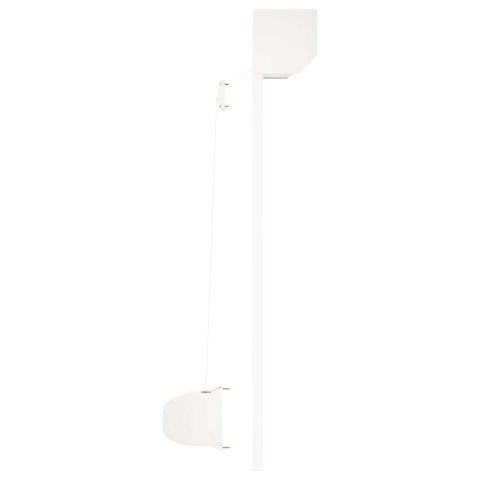 VidaXL Roleta Biały 100 x 100 cm Aluminium i poliuretan