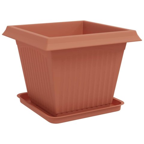 VidaXL Doniczki 6 pcs Czerwony ceglasty 43 x 43 x 33,5 cm