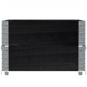 VidaXL Nadstawki paletowe, 2 szt., czarne, 80x60 cm, drewno sosnowe