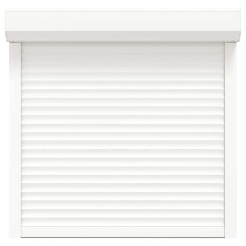 VidaXL Roleta Biały 100 x 100 cm Aluminium i poliuretan