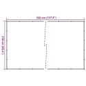 VidaXL Siatka transportowa, zielona, 2,5x3,5 m, HDPE