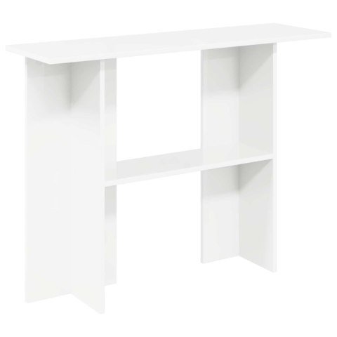 VidaXL Konsola Biały 100 x 30 x 75 cm Drewno inżynieryjne
