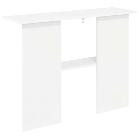 VidaXL Konsola Biały 100 x 30 x 75 cm Drewno inżynieryjne