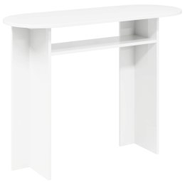 VidaXL Konsola Biały 100 x 39,5 x 75 cm Drewno inżynieryjne