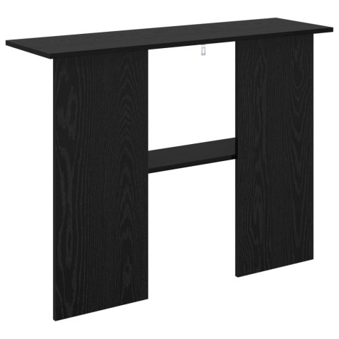 VidaXL Konsola Czarny dąb 100 x 30 x 75 cm Drewno inżynieryjne