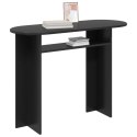 VidaXL Konsola Czarny dąb 100 x 39,5 x 75 cm Drewno inżynieryjne