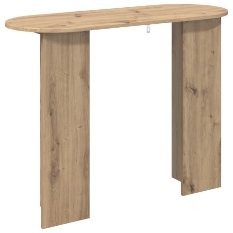 VidaXL Konsola Dąb artisan 100 x 39,5 x 75 cm Drewno inżynieryjne
