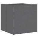 VidaXL Składane pudełka, 10 szt., szare, 32x32x32 cm, włóknina