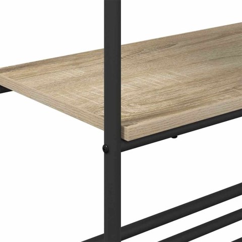 VidaXL Wieszak na Ubrania z półką Dąb Sonoma 60 x 30 x 171 cm
