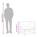 2-OSOBOWA SOFA OGRODOWA Z PODUSZKAMI DREWNO SOSNOWE