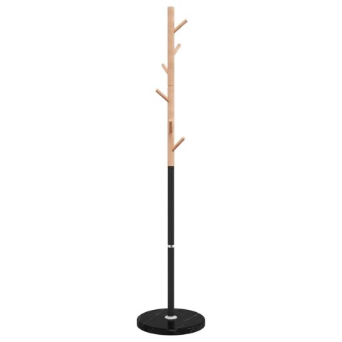 VidaXL Stojący wieszak na płaszcze, czarny, 172 cm, malowane żelazo
