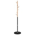 VidaXL Stojący wieszak na płaszcze, czarny, 172 cm, malowane żelazo