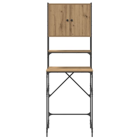 VidaXL Szafka na pralkę Dąb rzemieślniczy 68 x 48,5 x 194 cm