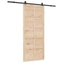 DRZWI PRZESUWNE NATURALNY 100X208CM LITE DREWNO SOSNOWE