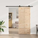 DRZWI PRZESUWNE NATURALNY 100X208CM LITE DREWNO SOSNOWE