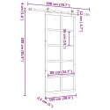 DRZWI PRZESUWNE NATURALNY 100X208CM LITE DREWNO SOSNOWE