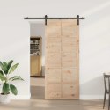 DRZWI PRZESUWNE NATURALNY 80X208CM LITE DREWNO SOSNOWE