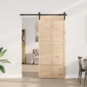 DRZWI PRZESUWNE NATURALNY 80X208CM LITE DREWNO SOSNOWE