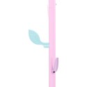 VidaXL Stojący wieszak na płaszcze, różowy, 172 cm, malowane żelazo