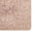 VidaXL Chodnik dywanowy MARSA piaskowy 80 x 150 cm Poliester i PVC