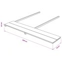 VidaXL Deska Tarasowa 6 pcs Ciemny brąz Kompozyt drewniano-plastikowy
