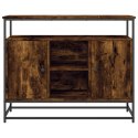 VidaXL Komoda, przydymiony dąb, 100x35x80 cm, materiał drewnopochodny