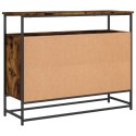 VidaXL Komoda, przydymiony dąb, 100x35x80 cm, materiał drewnopochodny