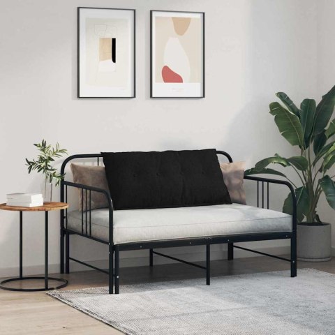 VidaXL Poduszka na plecy Czarny 100 x 19 x 50 cm tkanina