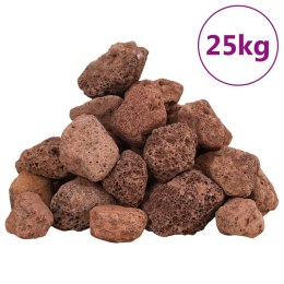 VidaXL Skała wulkaniczna, 25 kg, czerwona, 3-5 mm