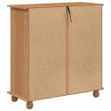 VidaXL Komoda ASKIM Brązowy 91 x 40 x 95,5 cm Lite drewno sosnowe