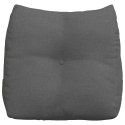 VidaXL Poduszka na plecy Ciemnoszary 45 x 24 x 50 cm tkanina