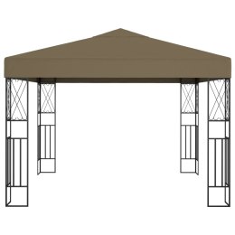 VidaXL Altana, 3 x 3 m, taupe, tkanina
