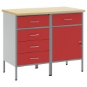 SZAFKA WARSZTATOWA ROBOCZA 2SZT 100X55X85CM 2 SZUFLADY MOCNA SOLIDNA DESIGN