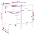 SZAFKA WARSZTATOWA ROBOCZA 2SZT 100X55X85CM 2 SZUFLADY MOCNA SOLIDNA DESIGN