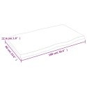 VidaXL Blat jasnobrązowy 100x60x(2-4) cm drewno z naturalną krawędzią