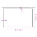 VidaXL Blat jasnobrązowy 100x60x(2-4) cm drewno z naturalną krawędzią