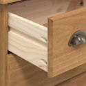 VidaXL Komoda ASKIM Brązowy 91 x 40 x 79 cm Lite drewno sosnowe