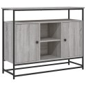 VidaXL Komoda, szary dąb sonoma, 100x35x80 cm, materiał drewnopochodny