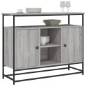 VidaXL Komoda, szary dąb sonoma, 100x35x80 cm, materiał drewnopochodny