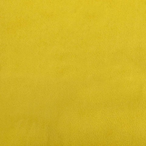 VidaXL Poduszka na plecy Żółty 140 x 24 x 50 cm Aksamit
