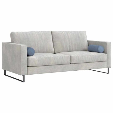 VidaXL Poduszki Wałkowe 2 pcs Niebieski Ø 15 x 40 cm