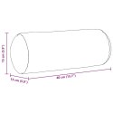 VidaXL Poduszki Wałkowe 2 pcs Niebieski Ø 15 x 40 cm