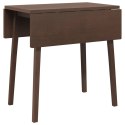 VidaXL Stół jadalny Brązowy lite drewno guma